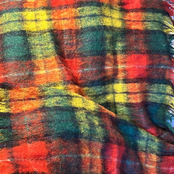 45” x 33” approx Vintage Made in Scotland Genuine Mohair Throw/Lap Blanket - Picture 1 of 4
